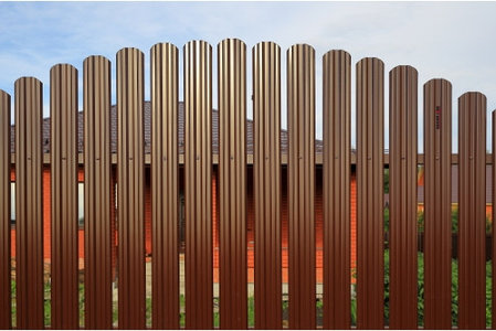 Штакетник Twin фигурный матовый односторонний 100 мм., фото 2