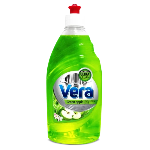 Средство для мытья посуды Vera Зеленое яблоко 450мл