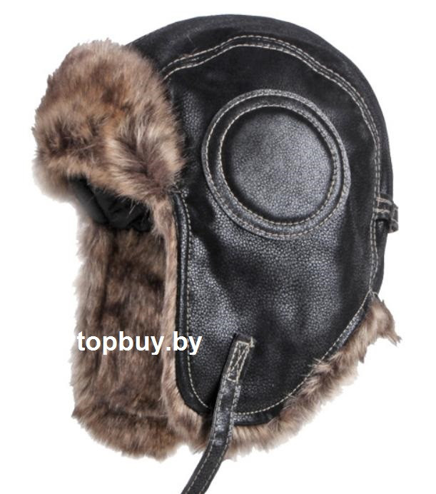 Шапка АВИАТОР чёрная.