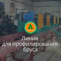 Линия для профилирования бруса