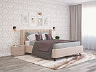 Кровать Виола 140х200 с подъемн. мех. (микровелюр бежевый), фото 3