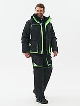 Костюм HUNTSMAN Elbrus -35°C цв Черный/Лайм