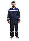 Костюм рабочий Легион ТТ с полукомбинезоном (цвет темно-синий/василек), фото 2