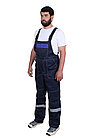 Костюм рабочий Легион ТТ с полукомбинезоном (цвет темно-синий/василек), фото 3