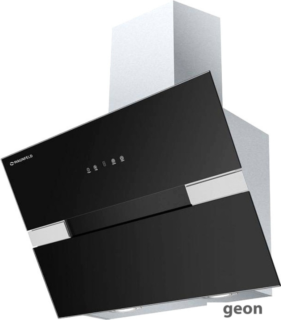 Кухонная вытяжка MAUNFELD Mersey 60 (нержавеющая сталь\черное стекло)