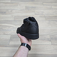 Кроссовки Nike Air Force 1 Mid Black, фото 4