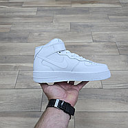 Кроссовки Nike Air Force 1 Mid White, фото 2