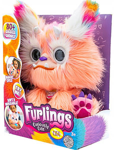 Интерактивная плюшевая игрушка Funrise Furlings "Cleo", высота 30см, свет и звук 25982