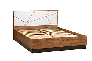 Кровать 54.16 Гамма 140х200 с подъем. мех. (таксония/черный/белый)