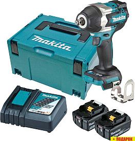 Гайковерт Makita DTW700RTJ (с 2-мя АКБ, кейс)