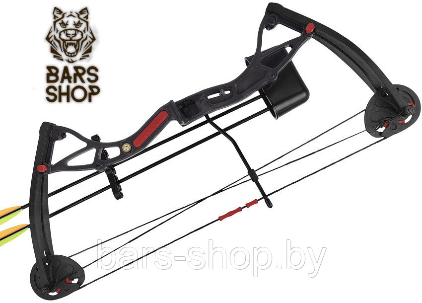 Лук детский блочный Ek Buster черный (с комплектацией)