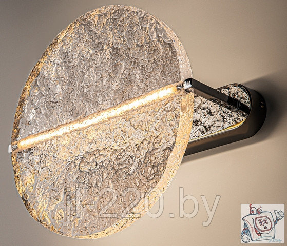 Светильник настенный (бра) Maytoni Modern Mangata MOD387WL-L8CH3K, IP20, хром, прозрачный