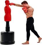 Боксерский манекен DFC Boxing Punching Man-Medium TLS-BHR (красный), фото 9