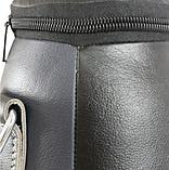 Боксерская груша BoyBo BP2001 (кожа, серый), фото 6