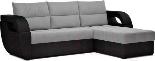 Диван угловой Mebel-Ars Мартин (рогожка серая)