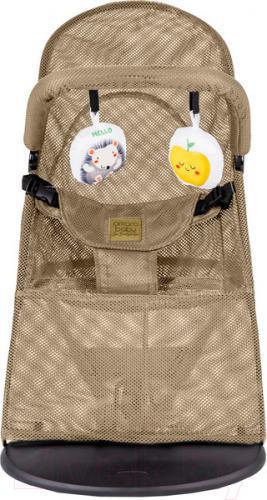 Детский шезлонг Amarobaby Baby Time / AB21-25BT/03 (бежевый)