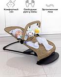 Детский шезлонг Amarobaby Baby Time / AB21-25BT/03 (бежевый), фото 10