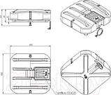 Бак для дачного душа Rostok Ok с подогревом / 2014.0200.000.000 (200л, черный), фото 9