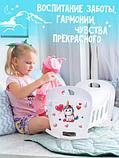 Аксессуар для куклы Woody Кроватка. Алиса Единорог с сердцем / 03939, фото 4