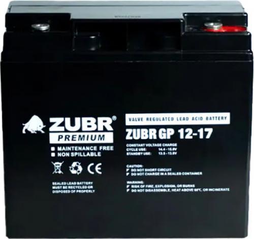 Аккумуляторная батарея Zubr GP 12V (17 А/ч)