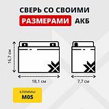 Аккумуляторная батарея Zubr GP 12V (17 А/ч), фото 7