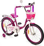 Детский велосипед FAVORIT Butterfly BUT-18VL (фиолетовый, разобранный, в коробке), фото 2