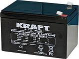 Аккумуляторная батарея KrafT 12V-12Ah / LP12-12, фото 5