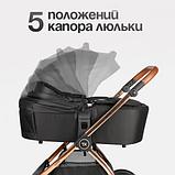 Детская универсальная коляска Tomix Walker Lux 3 в 1 / BD101TRIPLLUX (Black/Rose Gold), фото 10