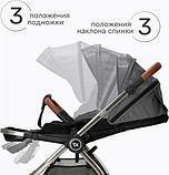 Детская универсальная коляска Tomix Walker Lux 2 в 1 / BD101BLUX (Grey/Dark Grey), фото 2