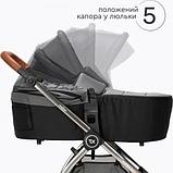 Детская универсальная коляска Tomix Walker Lux 2 в 1 / BD101BLUX (Grey/Dark Grey), фото 5