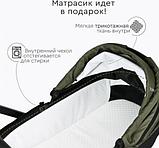 Детская универсальная коляска Tomix Walker Lux 2 в 1 / BD101BLUX (Green/Shinny Black), фото 8