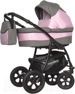 Детская универсальная коляска Riko Mario 2 в 1 (02/розовый)