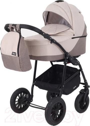 Детская универсальная коляска Rant Siena NEW 3-в-1 / 09 (коричневый/бежевый)