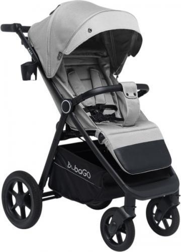 Детская прогулочная коляска Bubago Model Bass / BG 130-1 (светло-серый)