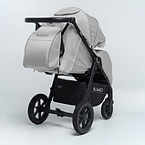 Детская прогулочная коляска Bubago Model Bass / BG 130-1 (светло-серый), фото 3