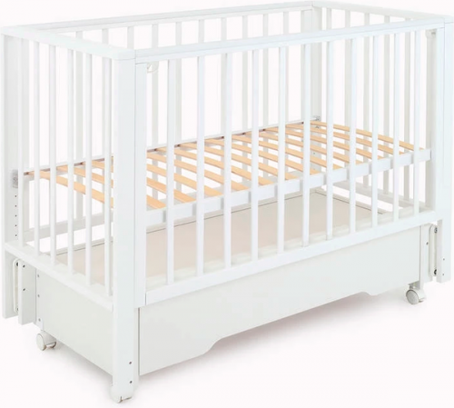 Детская кроватка Rant Bergen Plus универсальная / 800 (Cloud White)