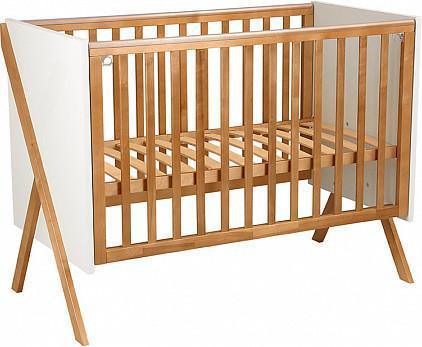 Детская кроватка Polini Kids Porto 1300 / 0002571.174 (белый/дуб крафт золотистый)