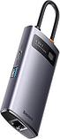 USB-хаб Baseus Metal Gleam 4в1 / WKWG070113 (серый), фото 5