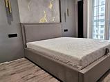 Двуспальная кровать Elmax Альба 160x200 Газ-лифт (Glory 17), фото 4