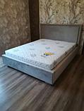 Двуспальная кровать Elmax Альба 160x200 Газ-лифт (Glory 17), фото 5