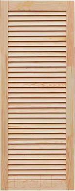 Дверца жалюзийная No Brand 20x494x1505мм (сорт А, хвоя)