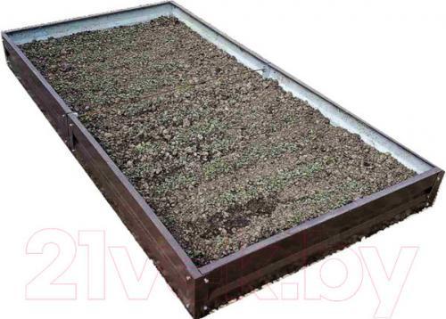 Грядка модульная ВениВидиВичи Полимер 8x1м / 1793010 (коричневый)