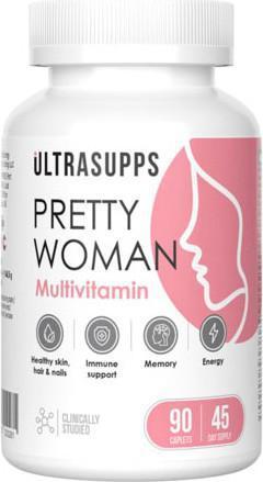 Витаминно-минеральный комплекс Ultrasupps Pretty Woman Multivitamin (90 капсул)