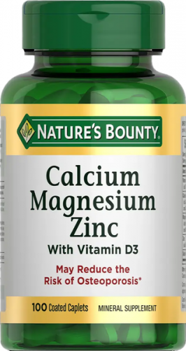 Витаминно-минеральный комплекс Nature's Bounty Кальций-магний-цинк (100 таблеток)
