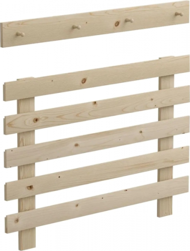 Вешалка для одежды Домаклево Тетрис (сосна/натуральный)