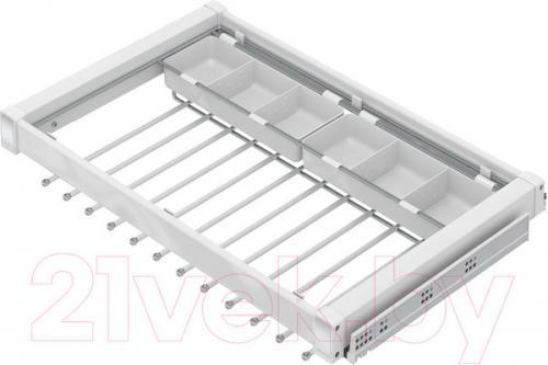 Вешалка выдвижная Starax S-6712-W (белый)
