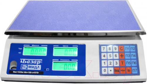 Весы торговые МИДЛ МТ 15 МЖА 2/5 230х330 Базар 2(у) / 71048916