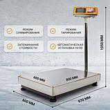 Весы платформенные Shtapler PW 600 60x80 / 71057100, фото 2