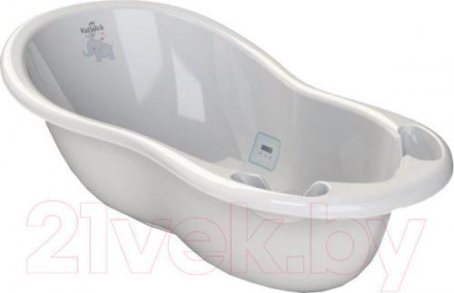 Ванночка детская Kidwick Шатл / KW220406 (с термометром, серый/темно-серый)