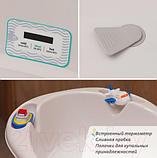 Ванночка детская Kidwick Шатл / KW220406 (с термометром, серый/темно-серый), фото 5